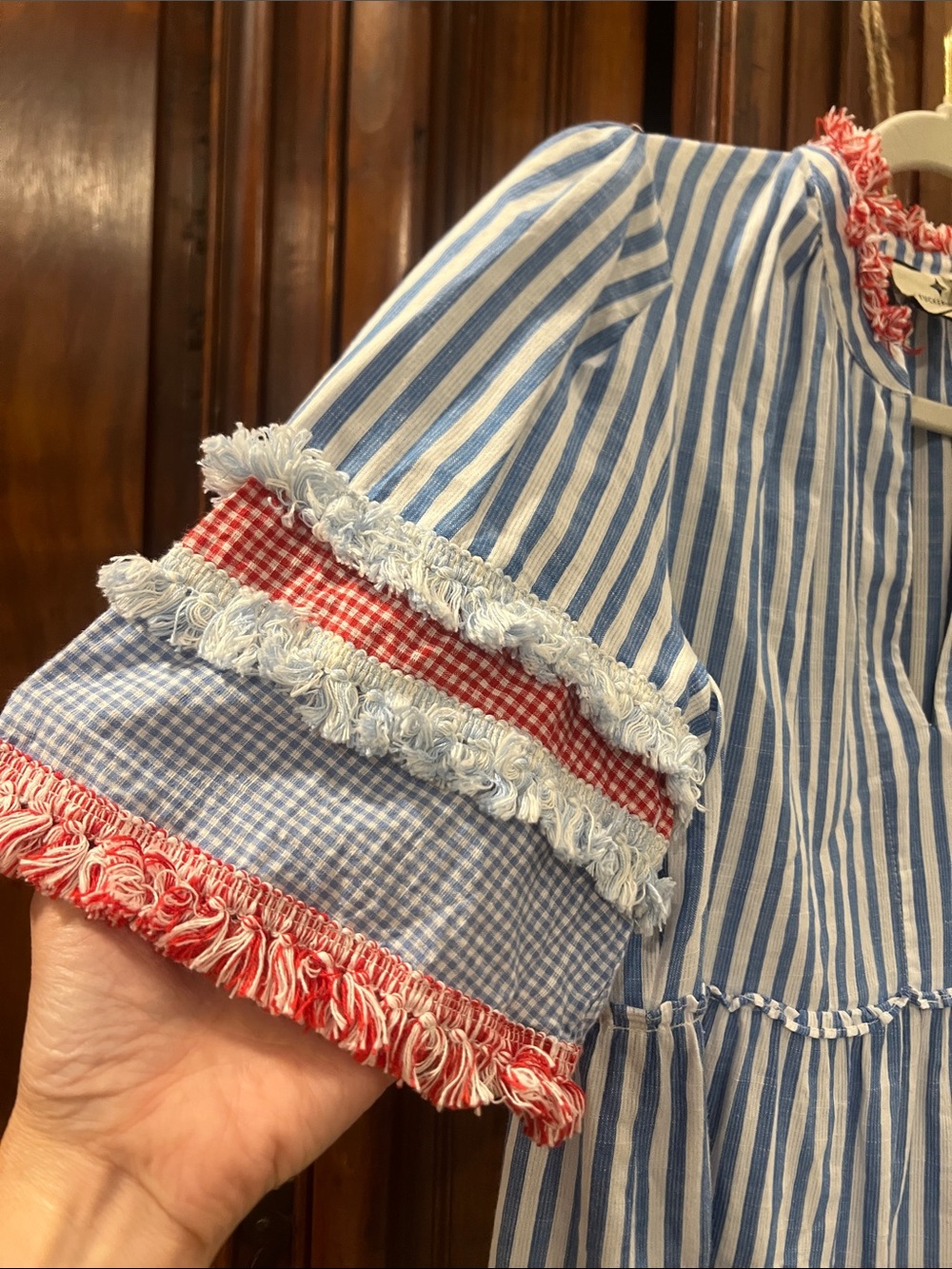 Tuckernuck Savannah Striped Crawford Dress Size XS - Picture 4 of 8
